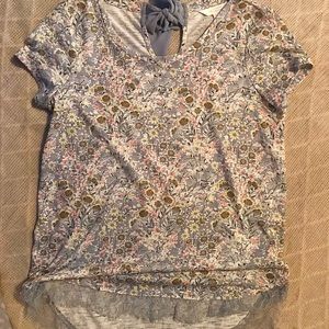 The lace hem and tie-back LC Lauren Conrad